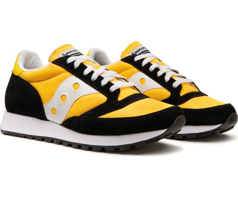 Women's Saucony Jazz 81 Originals Black / Gold / White | Singapore 035OKIR